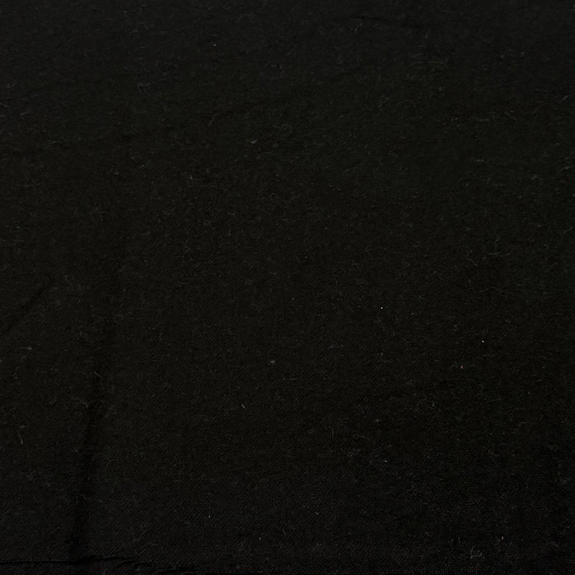 Feldman Black Solid Cotton Flannel